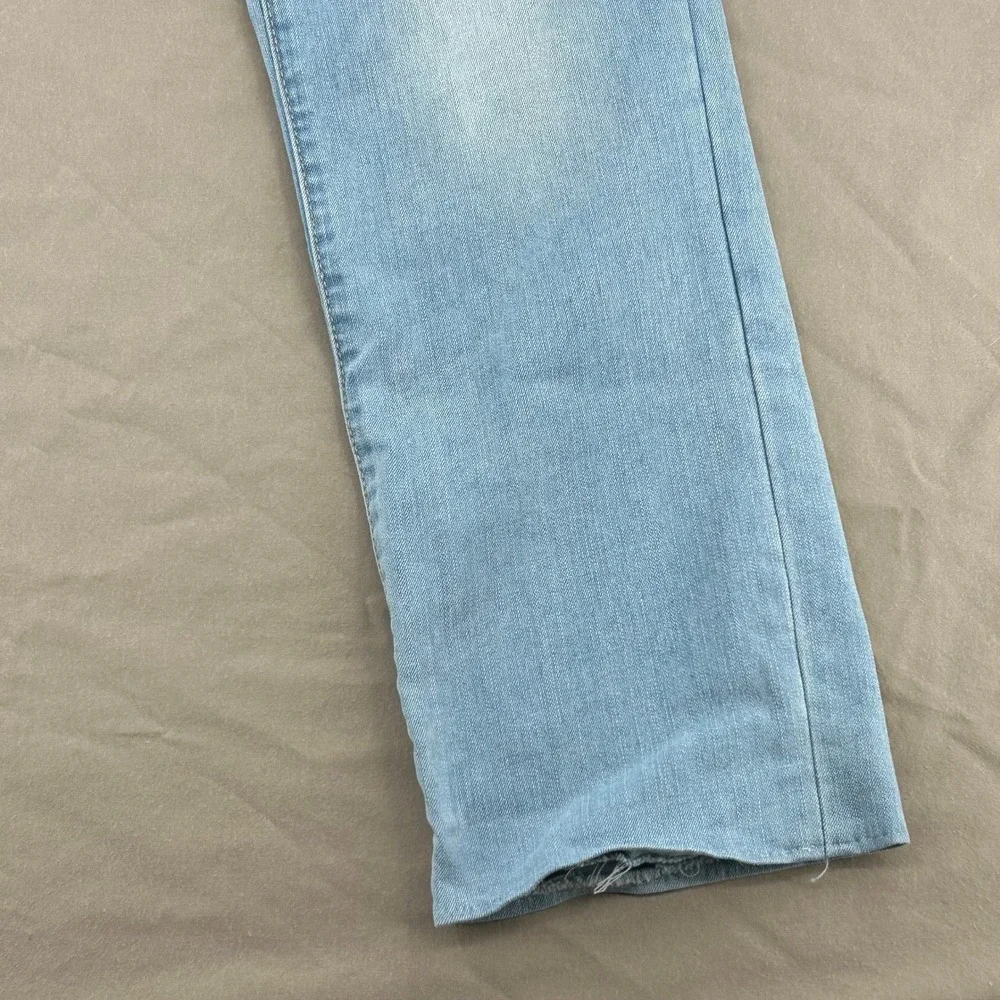 True Religion Billie Jeans Womens 31 Light‎ Blue Mid Rise Straight Leg Y2K Denim